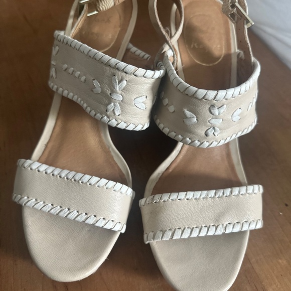 Jack Rogers Vanessa stacked wedge 7.5 - Picture 3 of 7